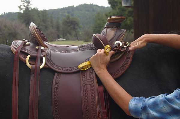 What are some tips for properly fitting a western saddle?