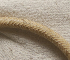 Closeup of Rawhide Nose Band Closeup of Rawhide Nose Band