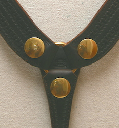 Leather Nara Visa Breast Collar Leather Nara Visa Breast Collar