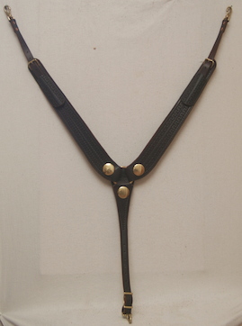 Leather Nara Visa Breast Collar Leather Nara Visa Breast Collar