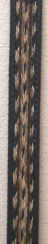34" Horse Hair Braided Black Belt 34" Horse Hair Braided Black Belt