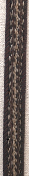 40" Horse Hair Braided Brown Belt 40" Horse Hair Braided Brown Belt