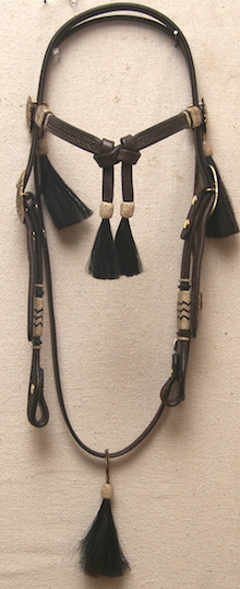 Stock Headstall with JM Conchos & Buckles Stock Headstall with JM Conchos & Buckles