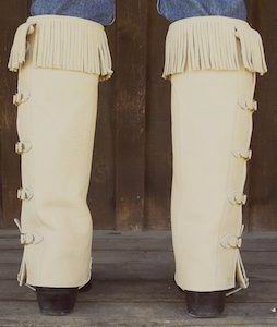 #6 Portuguese Style Leather Half Chaps #6 Portuguese Style Leather Half Chaps