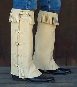 #2 Western Style Leather Half Chap #2 Western Style Leather Half Chap