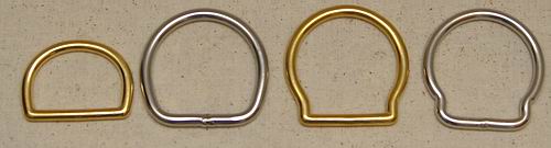 Brass and Stainless Hobble Rings