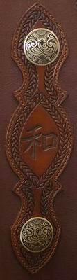 #232 Chinks - Clinician Heidi Potter JM #15 Bronze Conchos #232 Chinks - Clinician Heidi Potter JM #15 Bronze Conchos