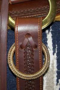 Hobble Ring Shown on Saddle