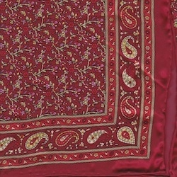 Wyoming Traders Satin Silk Burgundy