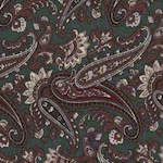 Silk Wild Rags Olive Paisley