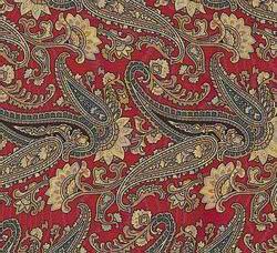 Cowboy Images Red Paisley