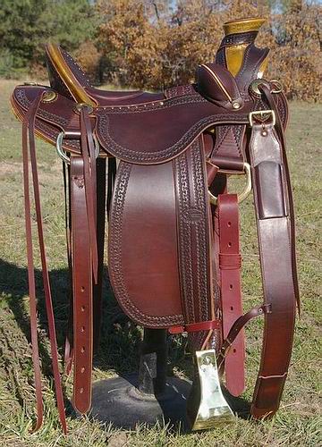 Out West Saddlery Walnut Stock Saddle