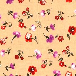 Cowboy Images Apricot Floral Charmuese Cowboy Images Apricot Floral Charmuese