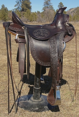 NO Ladies Astride Saddle on Slick 9 Tree