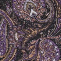 Wyoming Trader Paisley Gold Purple