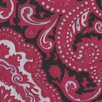 Wyoming Trader Paisley Red Black