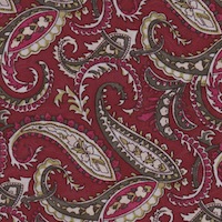 Wyoming Trader Paisley Wine Olive