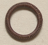 Leather Covered Hobble Ring