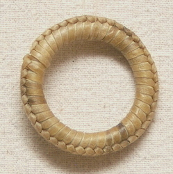 Rawhide covered Ring