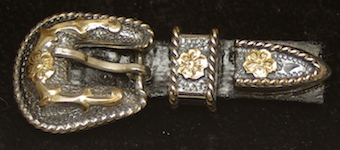 Sterling Silver Hat Band Buckle