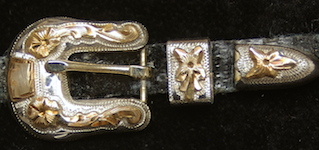 Sterling Silver Hat Band Buckle