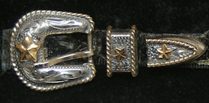 Sterling Silver Hat Band Buckle