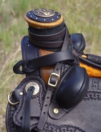 Night Latch installed on a saddle