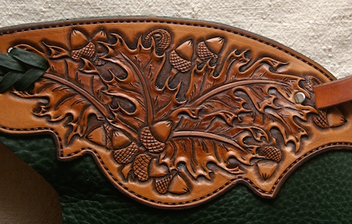 Oak and Acorn Tooled Chinks