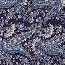 Cowboy Images Midnight Blue Paisley