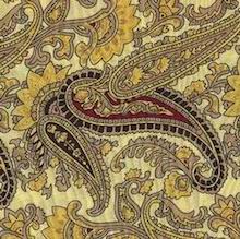 Cowboy Images Gold Paisley