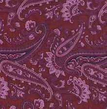 Cowboy Images Wine Paisley