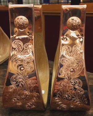 Weber Fully Engraved Stirrups Weber Fully Engraved Stirrups