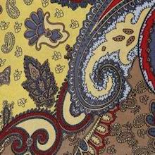 Cowboy Images Gold & Rust Paisley