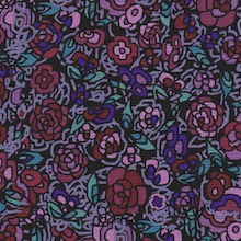 Cowboy Images Plum Violet on Black Cowboy Images Plum Violet on Black
