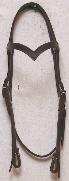 #166 OWS Headstall V-Brow #166 OWS Headstall V-Brow