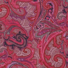 Wyoming Trader Paisley Pink Plum