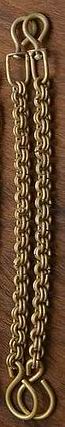 Brass Double Link Rein Chains Brass Double Link Rein Chains