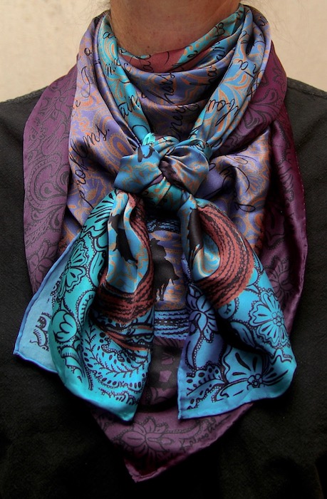 Houlihan Too Wild Wild Rags Silk Scarf