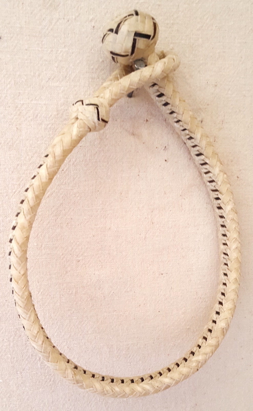Decorated Rawhide Night Latch Decorated Rawhide Night Latch
