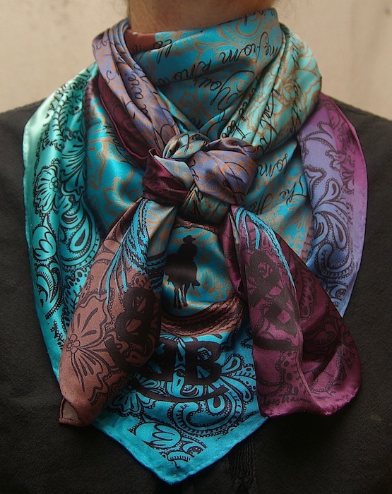 The Houlihan Too Wild Wild Rags Silk Scarf