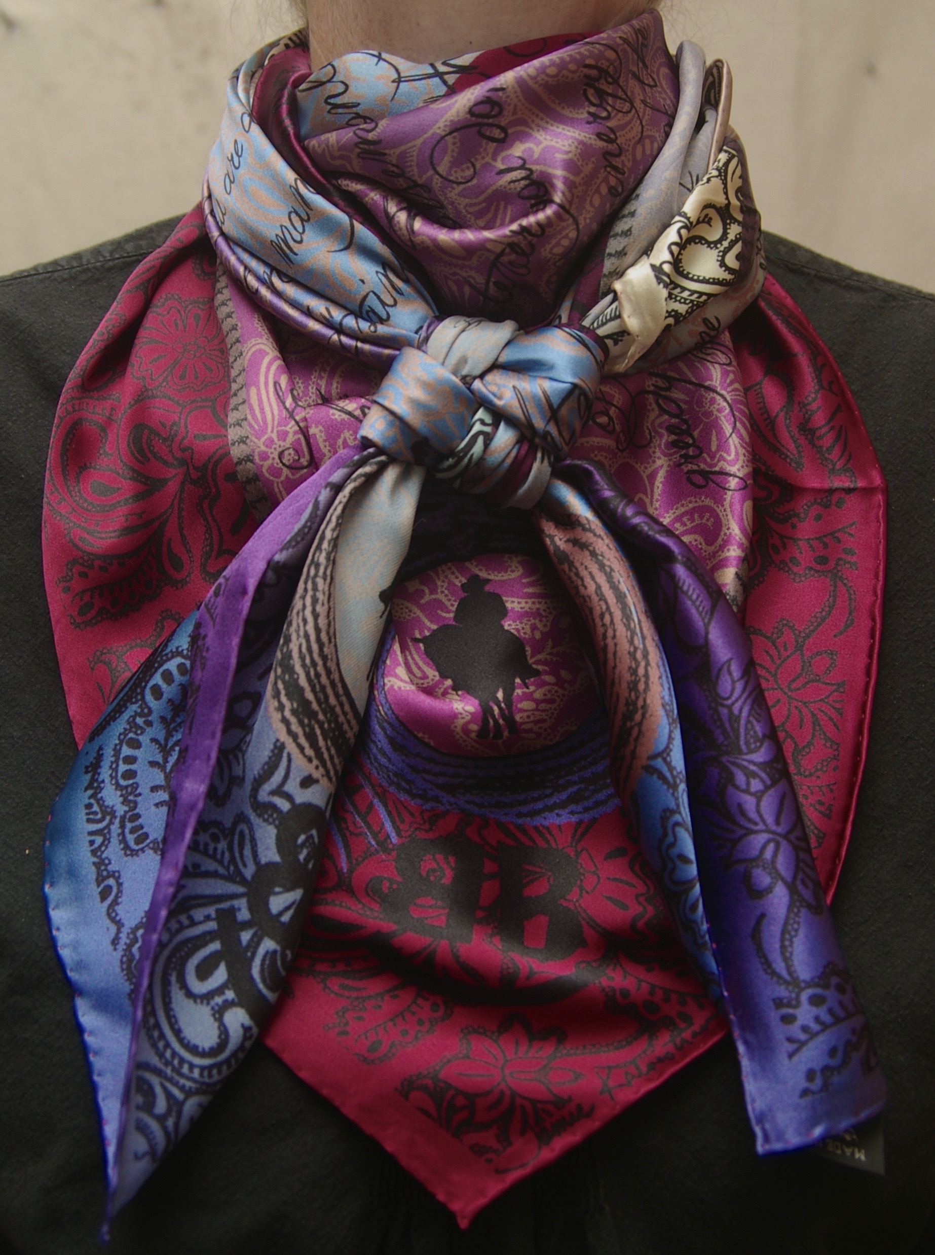 Every Cowboy Needs a Good Houlihan Wild Wild Rags Silk Scarf