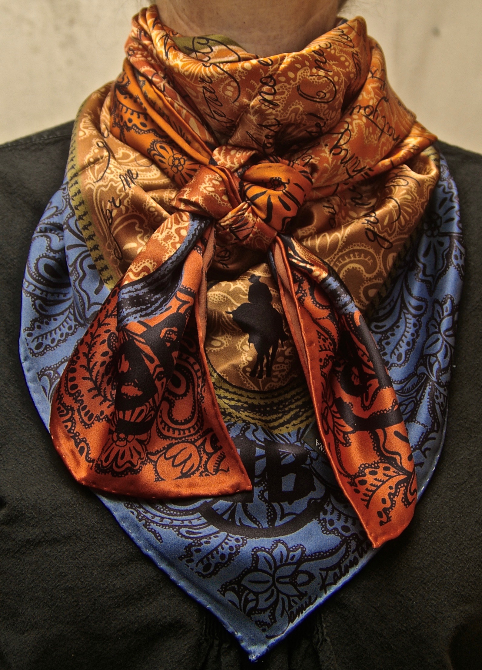 The Houlihan Wild Wild Rags Silk Scarf