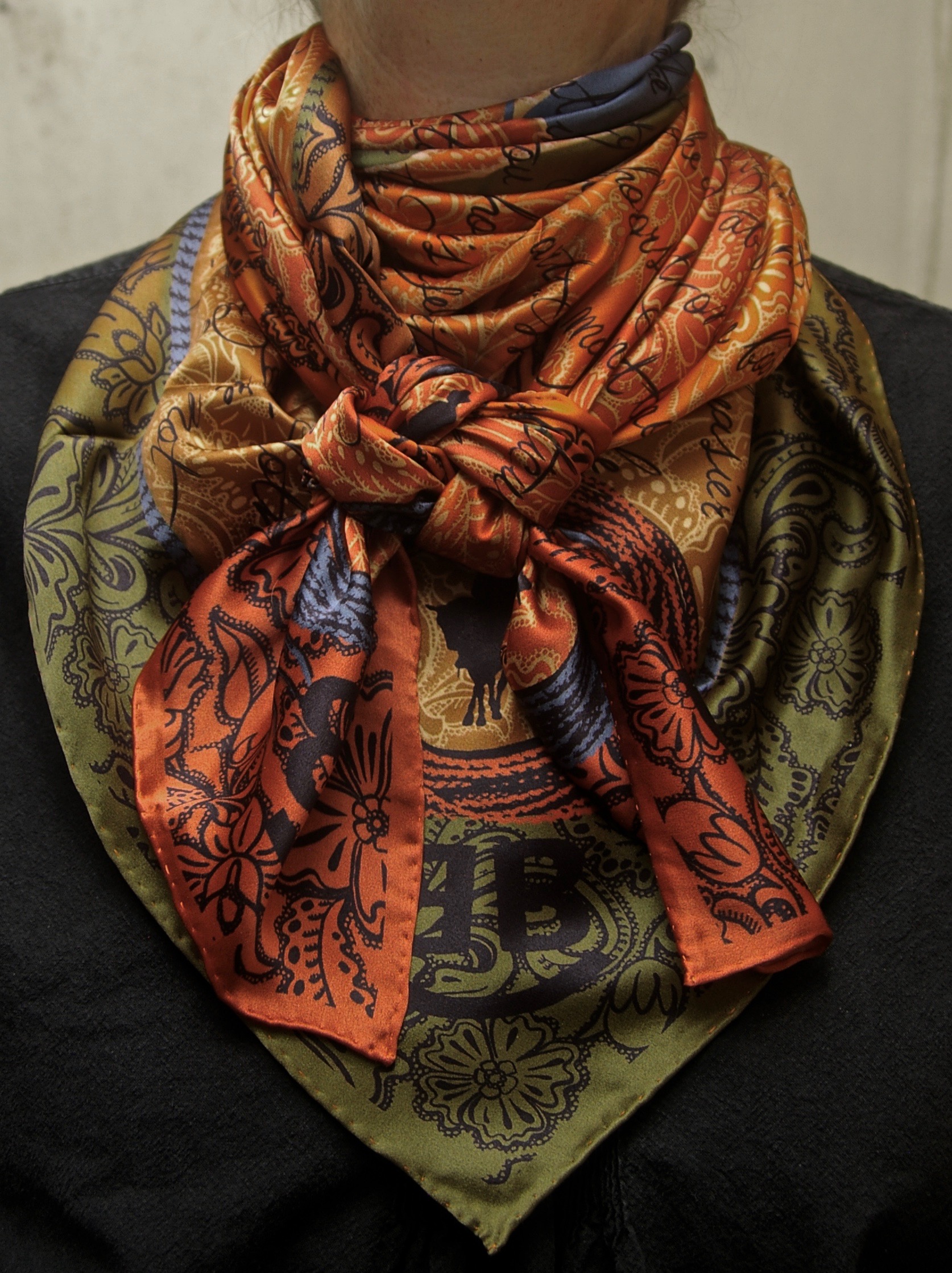 The Houlihan Wild Wild Rags Silk Scarf