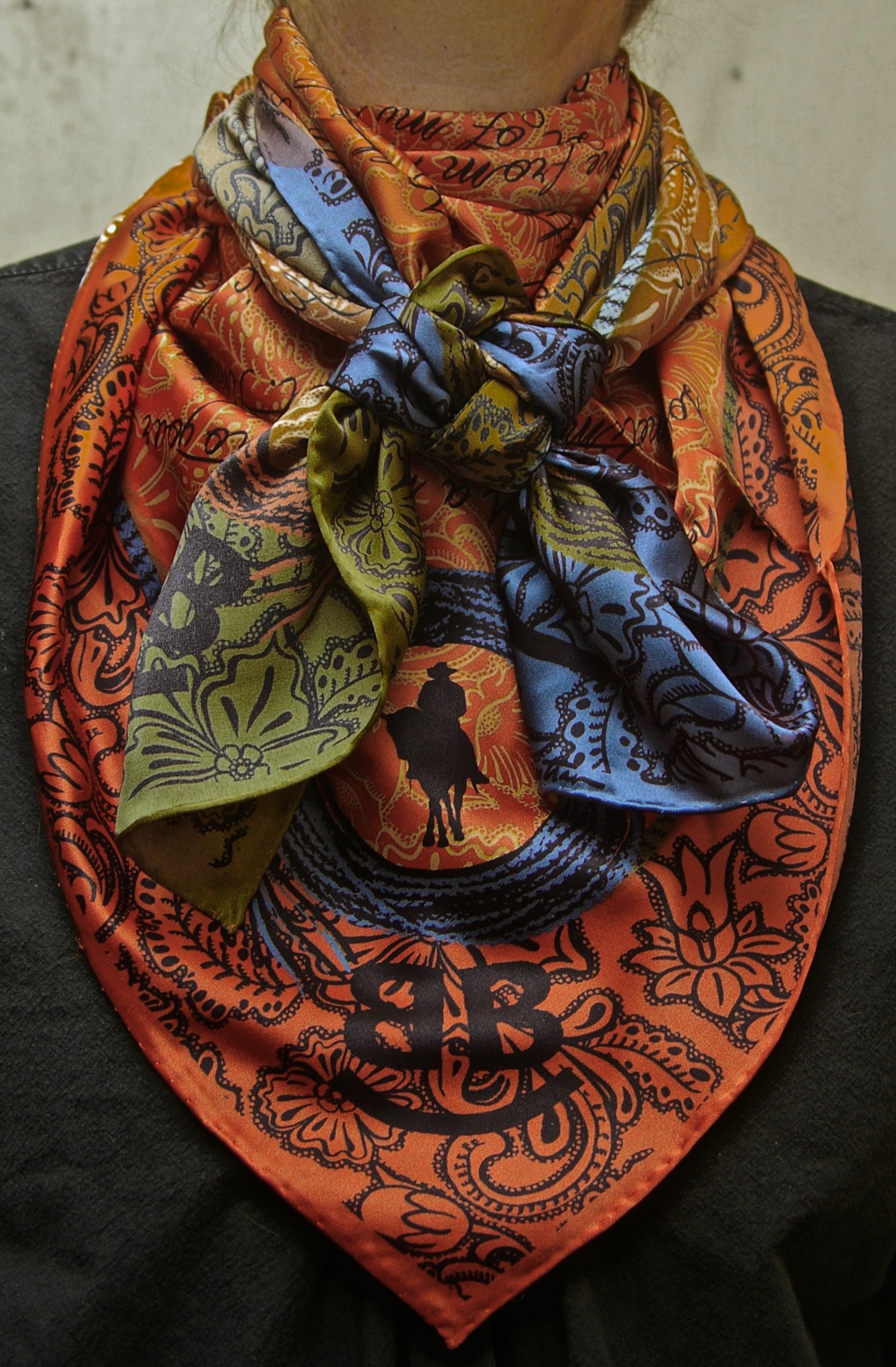 The Houlihan Wild Wild Rags Silk Scarf