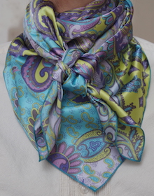 Paisley Turquoise & Violet Paisley Turquoise & Violet