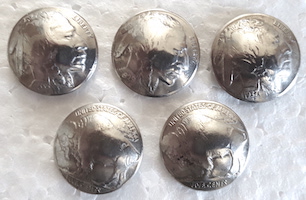 Indian Head & Buffalo Buttons Indian Head & Buffalo Buttons