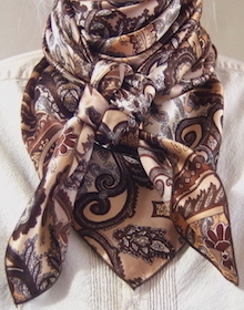 Cowboy Images Brown Paisley