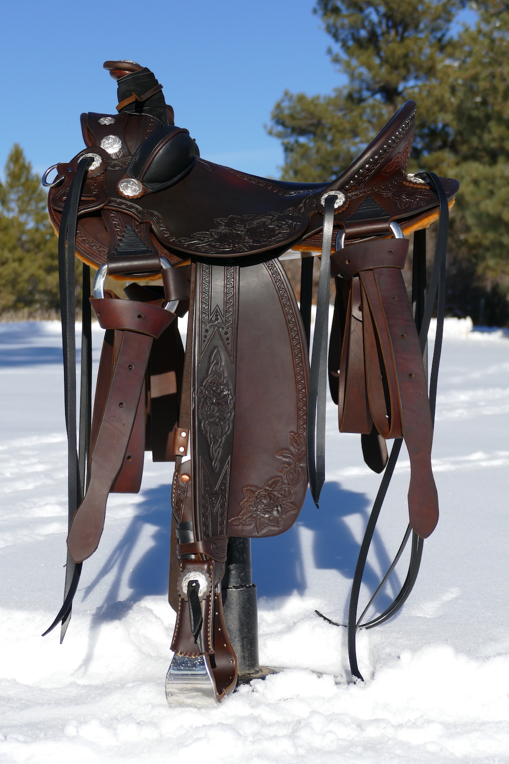 Custom Out West Saddlery Saddle #105