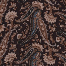 Cowboy Images Saddle Brown Paisley