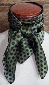 Black Dots on Olive